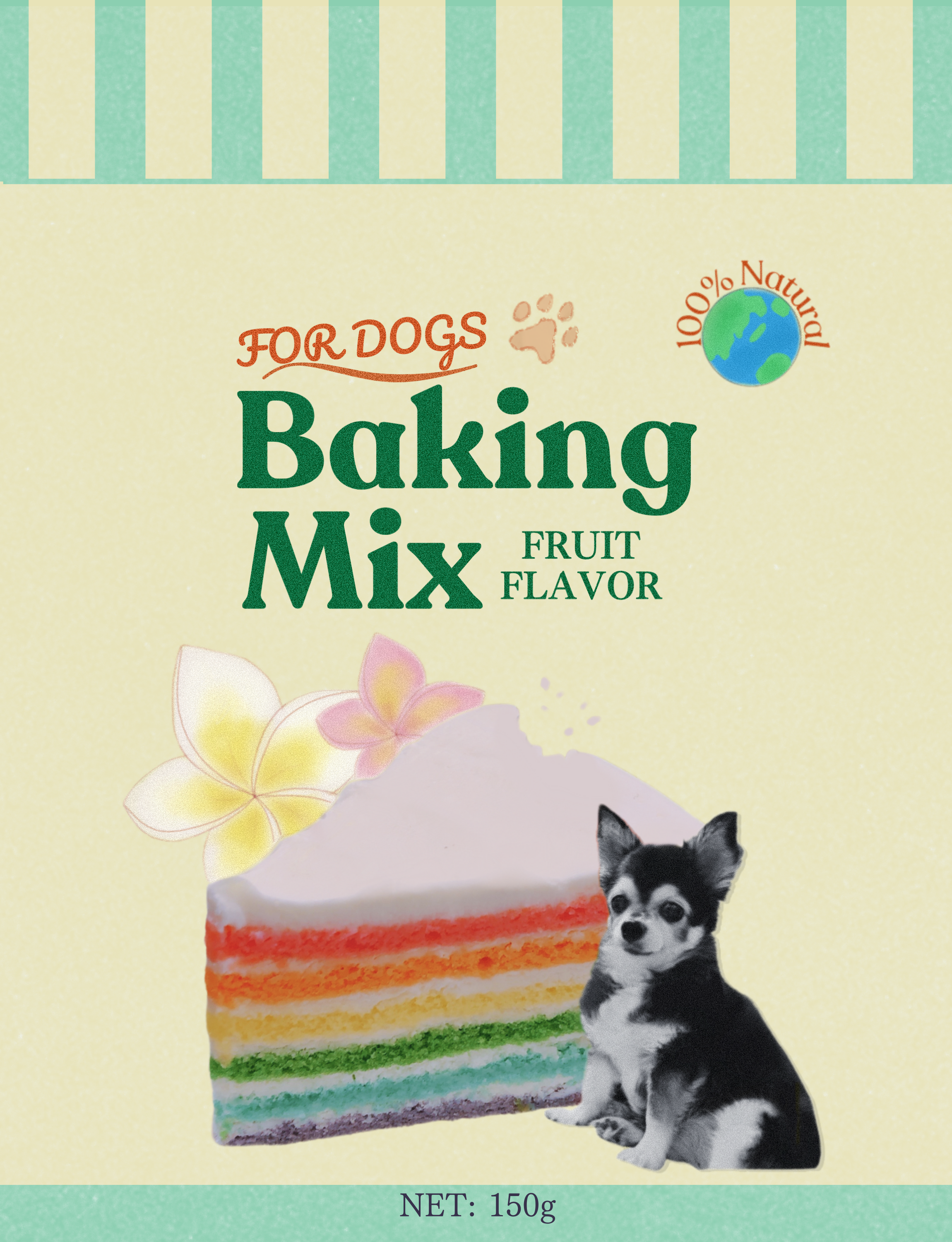 犬用ベーキングミックス (展開図付き)